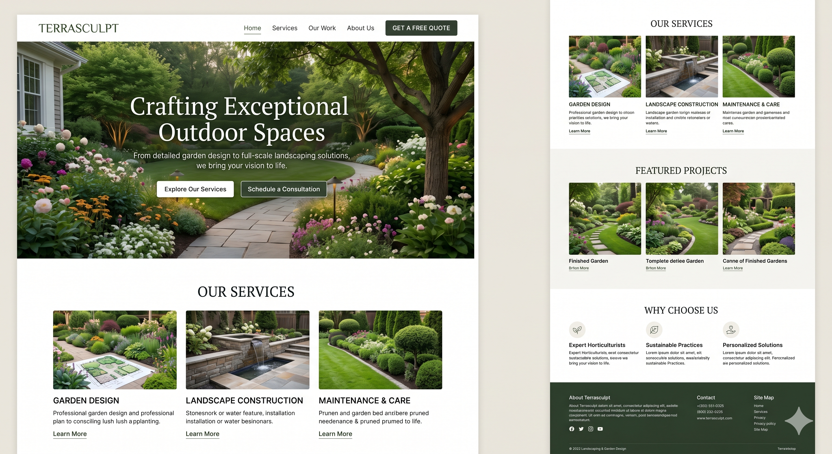 Landscaping Website